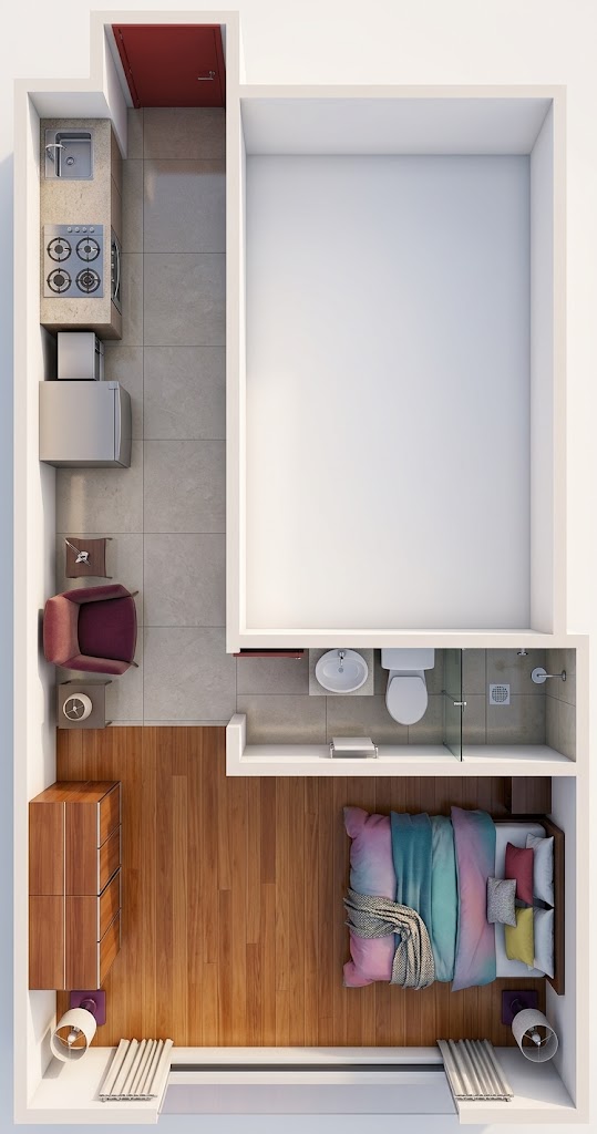 Plano / Render de Apartamento